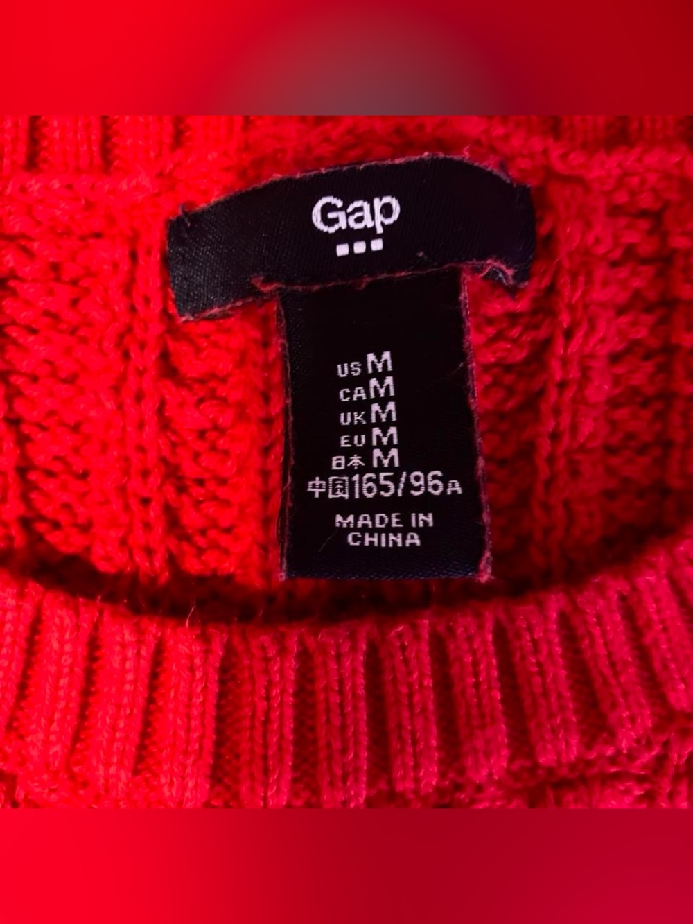 GAP Red Sweater - Picture 3 of 5